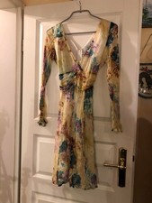 Elfenhaftes Kleid bunt, gelb