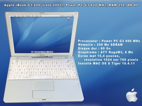 Apple ibook 600 late - apple, (late
