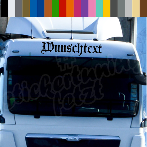 Lkw aufkleber wunschtext - lkw-aufkleber,