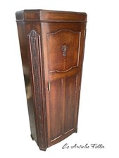 Platzsparender Kleiderschrank aus Massivholz - Jugendstil, Epoche 30er Jahre