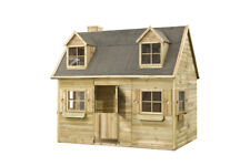 Holzhaus Spielhaus Gartenhaus Kinderspielhaus mit Blumenkasten