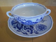 Suppentasse  2  Tlg.    Blau