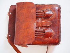 Ledertasche , Studententasche, Umhängetasche, Schultasche. Bürotasche