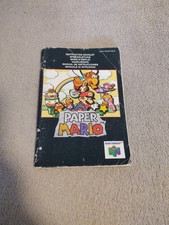 Paper Mario Booklet Spielanleitung für Nintendo N64
