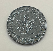 Münze 10 PFENNIG 1950 „D“ - Bundesrepublik Deutschland - Sammlerstück