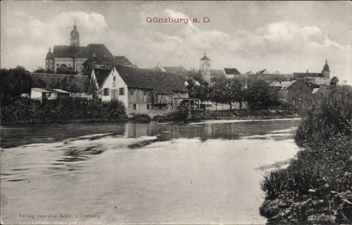 Günzburg der donau - ak, an