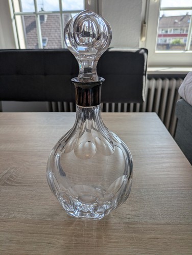 Glaskaraffe mit sterling - glaskaraffe,