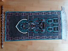 Wandteppich Seide Tunesien Lebensbaum 100 x 52 cm mit Kaufbeleg und Aufhängung