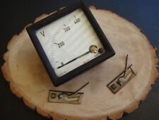 Voltmeter 400 Volt, Einbau-Meßgerät , Volt Meßgerät, Einbaugerät mit Klemmen