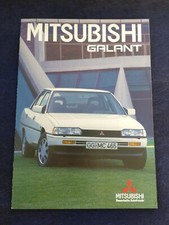 Mitsubishi Galant 1600 GLX 1800 GLX Turbo DIesel 2000 GLS 2400  Prospekt 09.1986