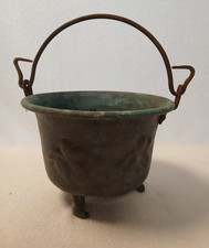 Alter Kupferkessel Handgefertigt von Casa del Rame Italien Deko Garten Haus