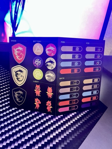 Msi case modding sticker - modding,