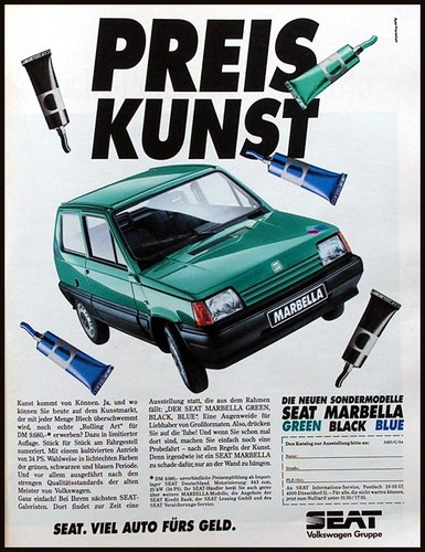 Seat marbella green black - black, blue