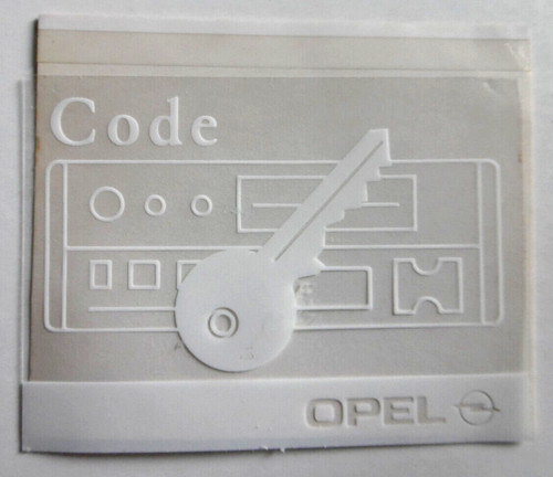 Werbe aufkleber opel key code - werbe-aufkleber,