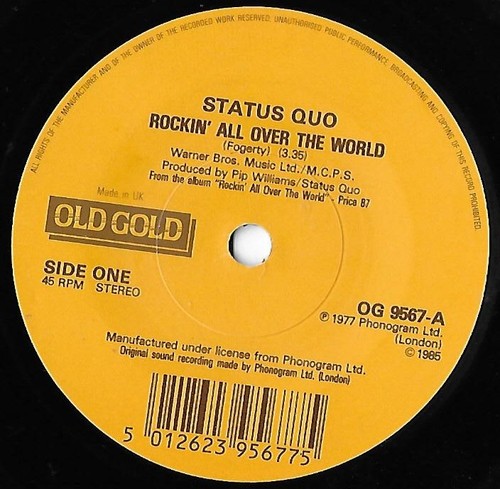 Rockin all over the world - over,
