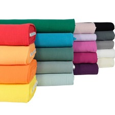 Musselin uni Baumwolle