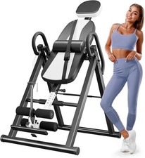 Inversionsbank Inversion Tabel Schwerkrafttrainer Rückenstrecke bis 150KG Weiß