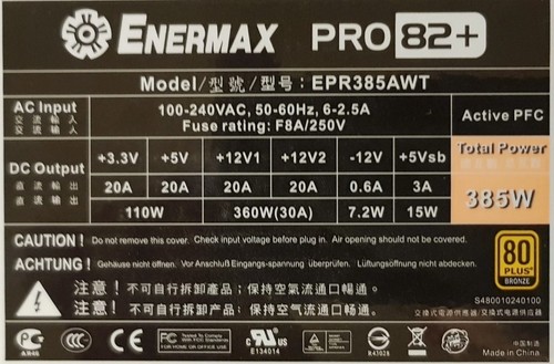 Enermax pro model - pro,
