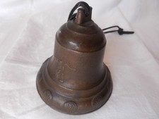 Bronze glocke mit engel - bronze,