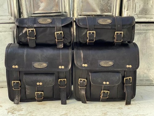 Leder motorrad satteltaschen - leder,