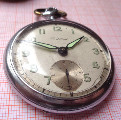 Antike metall taschenuhr - antike,