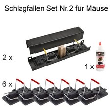 Schlagfallen Tunnel Set für