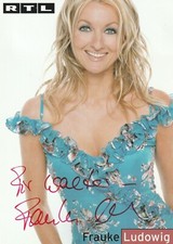 original signiertes Autogramm von Frauke Ludowig