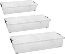 Unterbettbox mit rollen - unterbettbox, 3er