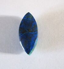 Edelstein ~ Azurit-Malachit ~ Navette ~ Anhänger ~ Heilstein ~ gebohrt