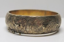 Armreif 835 Silber vergoldet