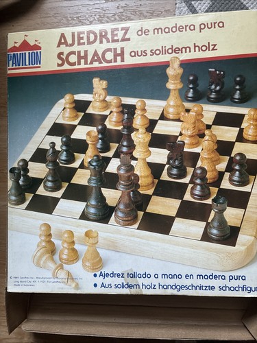 Schach holz pavilion - holz, ajedrez