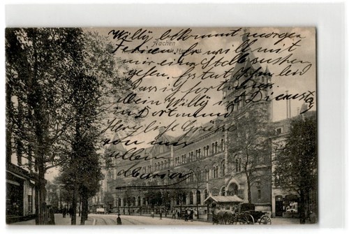 Aachen stadtansicht mit - ak,