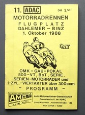 Rennprogramm Flugplatzrennen