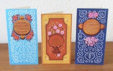 3 Glückwunsch Klappkarten