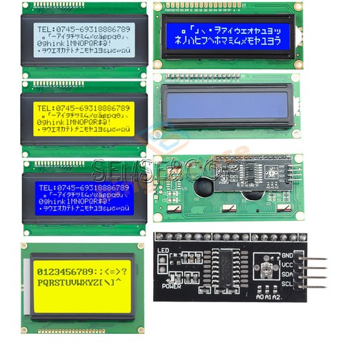 Lcd1602 2004a i2c board 16x2 - lcd1602/2004a,