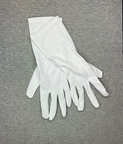 Brauthandschuhe weiß satin - brauthandschuhe, weiß,