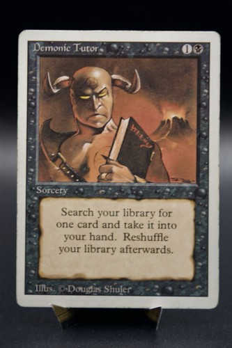 Mtg demonic tutor revised - mtg,