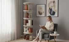 360° drehbares Bücherregal