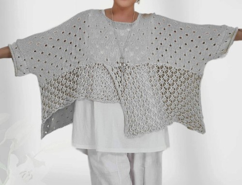 überwurf tunika shirt strick - shirt,