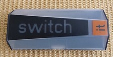 SWITCH IT Brillenetui schwarz tranparent