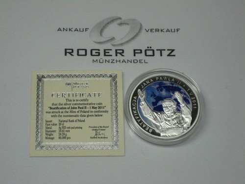 Zloty 2011 papst john - 2011,