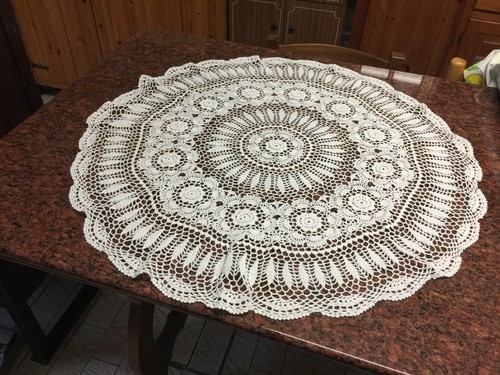 Tischdecke rund vintage - rund,