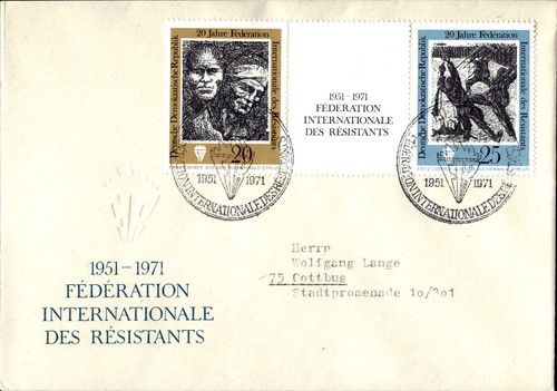 Ddr ersttagsbrief 10 jahre - -,