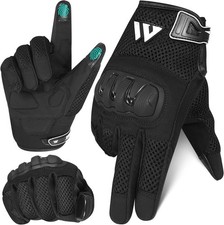 WFX Motorradhandschuhe, atmungsaktiv, Netzstoff, XL