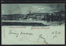 Mondschein-AK Leitmeritz