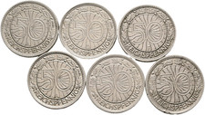 Weimar 6 x 50 Reichspfennig