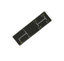 Aufkleber Gangschaltung für