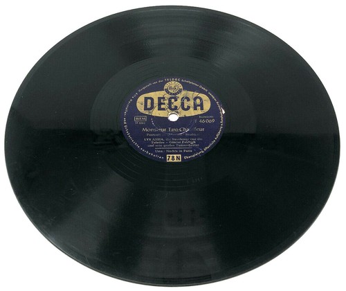 Schellackplatte decca - schellackplatte,