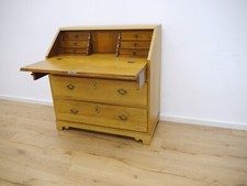 Biedermeier Sekretär Eiche um 1900 Schellack Matt poliert
