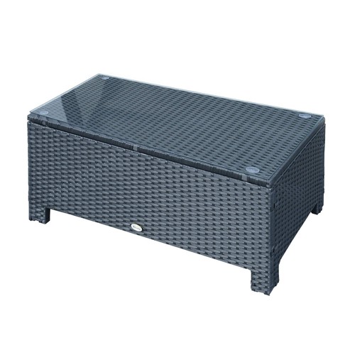 Rattan gartenmöbel couchtisch - rattan,